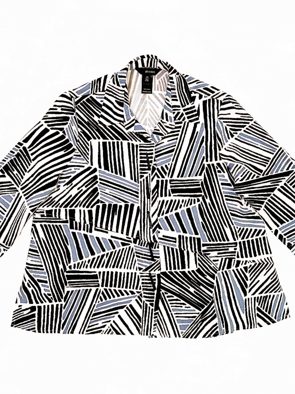 Ali Miles Geometric Jacket Top